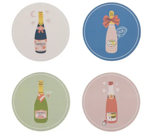 Set of 4 Cheers Coasters