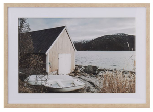 Lakeside Canoe Wall Art