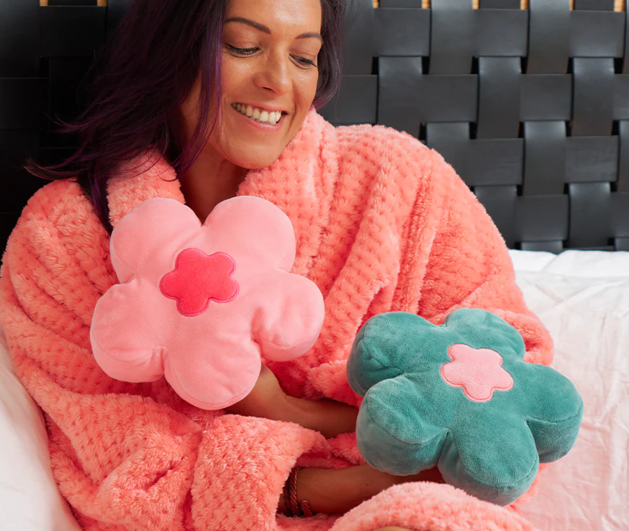 Flower Heatable Pillow
