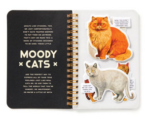 Moody Cats Sticker Book