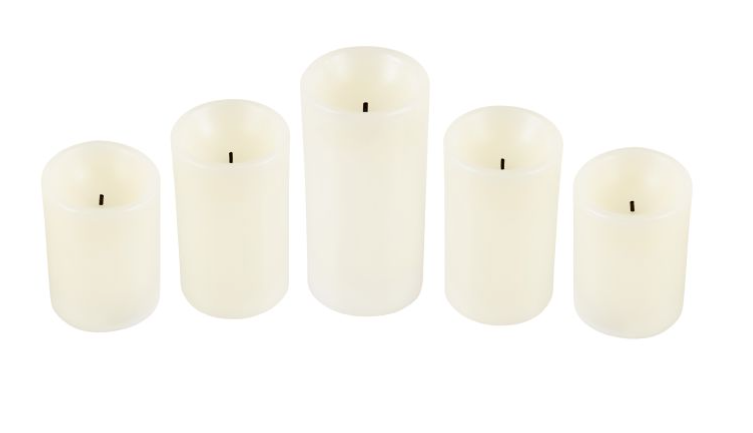 Tenea Set of 5 LED Candles