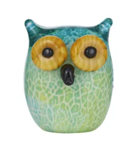 Omar Owl Glass Sculpture