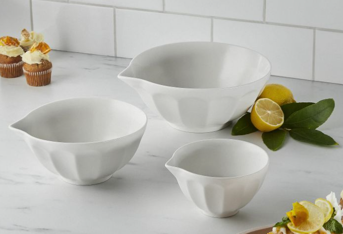 Set Of 3 Harris Porcelain Mixing Bowls