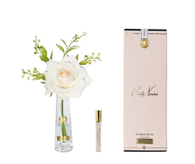 Summer Rose- Pink Blush With Gold Crest