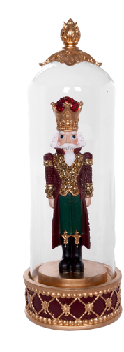 Resin Nutcracker In Dome