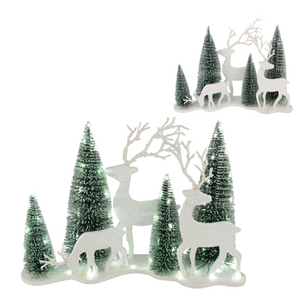MDF LED Deer's In Trees