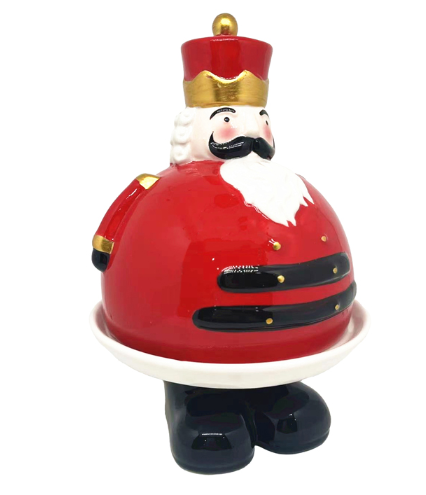 Ceramic Nutcracker Cloche