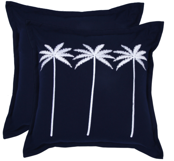 Palm Eco Embroided Cushion