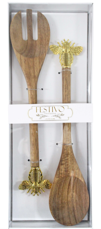 Bee Salad Servers