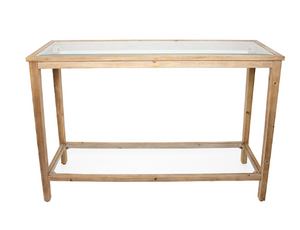 Yass Double Shelf Timber Console