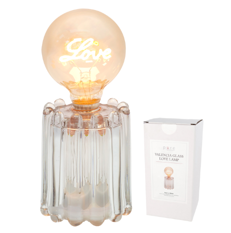 Valencia Glass LED Lamp