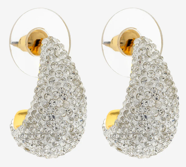 Jemma Gold Crystal Earrings