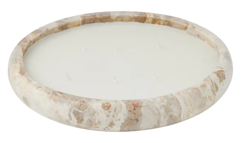 Sarang Marble Candle Bowl - 2 Designs Available