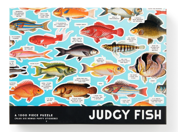 Judgy fish 1000 Piece Puzzle