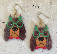 Load image into Gallery viewer, Acrylic Christmas Earrings - 7 Various Designs Available
