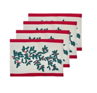 Christmas Foliage 4 Pack Placemats