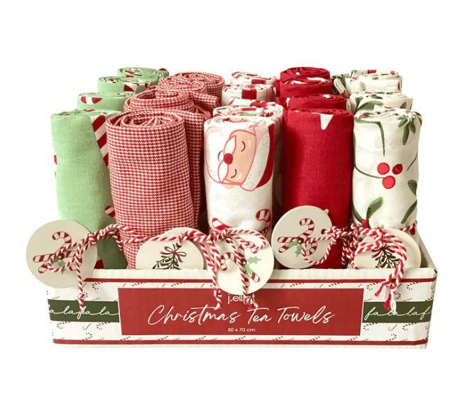 Festive Noel Tea Towel