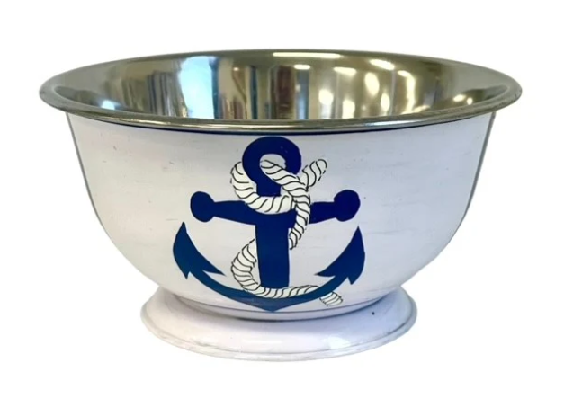 Anchor Stripe Snack Bowl
