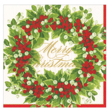 Load image into Gallery viewer, Christmas Cocktail Napkins: 3 Designs Available
