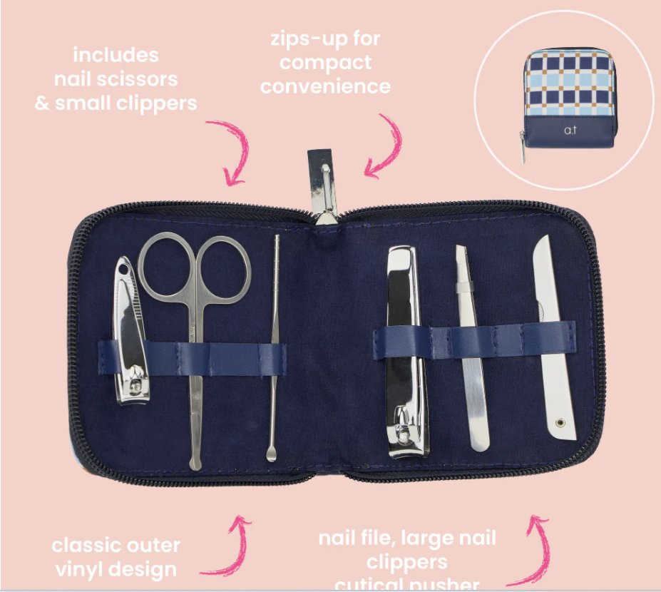 Check Manicure Set