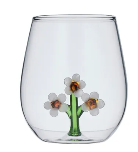 Waxflower Glass Tumbler