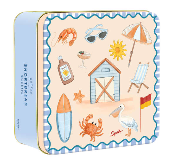 Shortbread Tin-Aussie Beach 180G