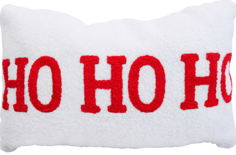 Cushion Boucle Ho Ho Ho