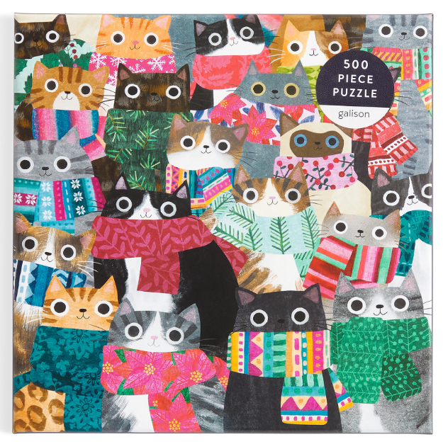 Wintry Cats 500 Piece Puzzle