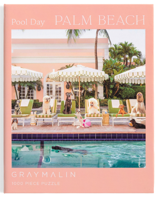 Gray Malin Palm Beach Pool Days 1000 Piece Puzzle