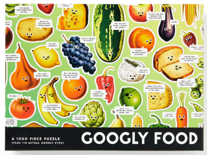 Googly Food 1000 Piece Puzzle