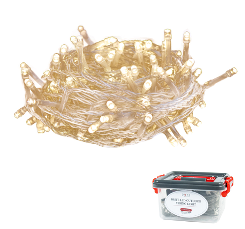 BRITE LED 120L OUTDOOR STRING LIGHTS 8 FUNCTION