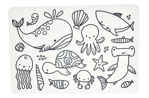 Kids Silicone Colouring Placemat