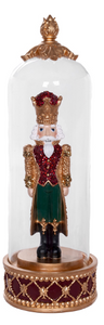 Resin Nutcracker In Dome