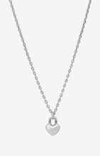 Load image into Gallery viewer, Winnie Heart Necklace: Silver/Rose Gold
