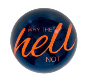 Glass Humour Paperweight- 2 Designs Available
