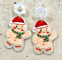 Load image into Gallery viewer, Acrylic Christmas Earrings - 7 Various Designs Available
