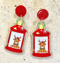 Load image into Gallery viewer, Acrylic Christmas Earrings - 7 Various Designs Available

