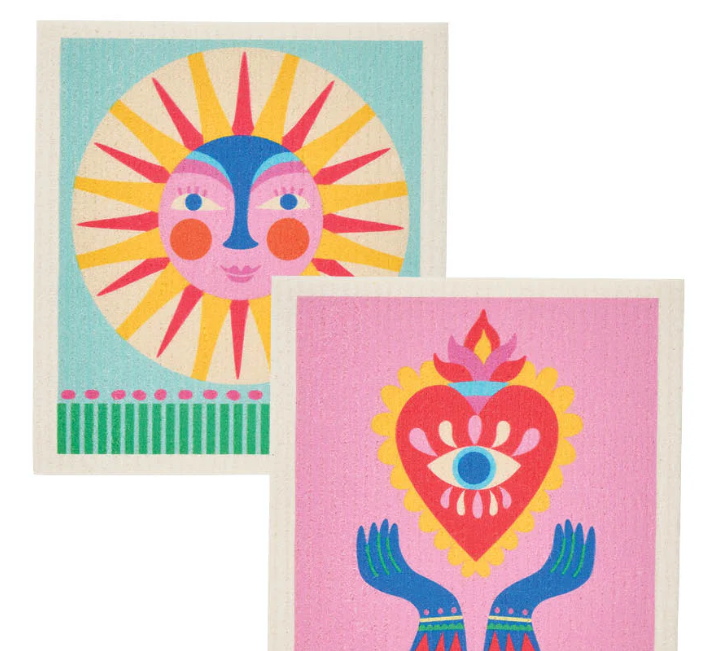 Swedish Style 2 Pack Dishcloths- 3 Various Packs Available
