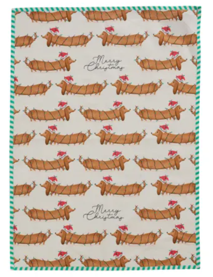 Christmas Tea Towel: 2 Designs Available
