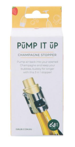 Pump it Up Champagne Stopper