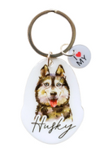 Load image into Gallery viewer, Pet Keyrings: Multiple Designs Available
