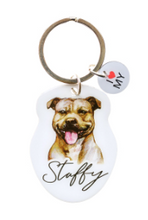 Load image into Gallery viewer, Pet Keyrings: Multiple Designs Available
