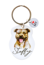 Pet Keyrings: Multiple Designs Available