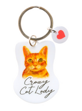 Load image into Gallery viewer, Pet Keyrings: Multiple Designs Available
