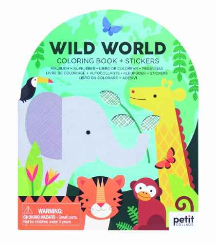 Colouring Book with Stickers: 3 Designs Available