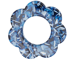 Scalloped Edge Napkin Rings: Set of 4
